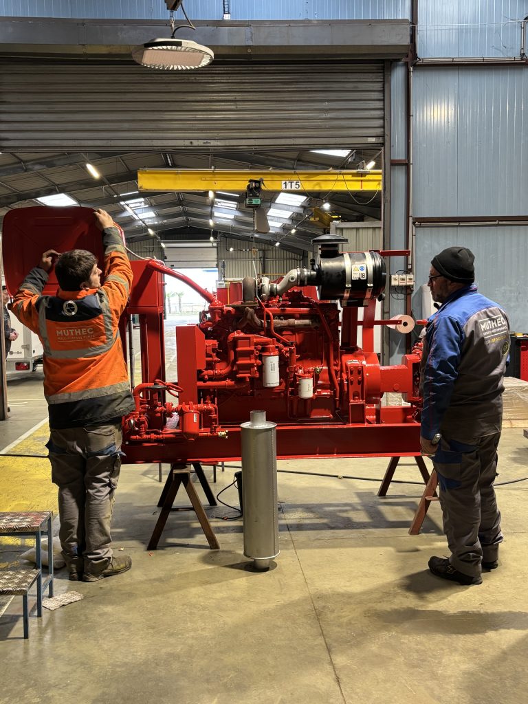 maintenance assurée par l'équipe muthec